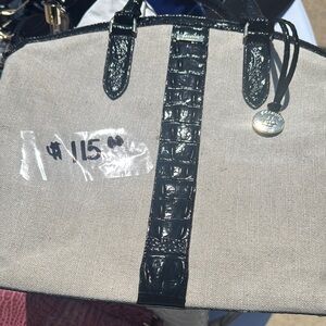 Kendall + Kylie Black and Cream Handbag